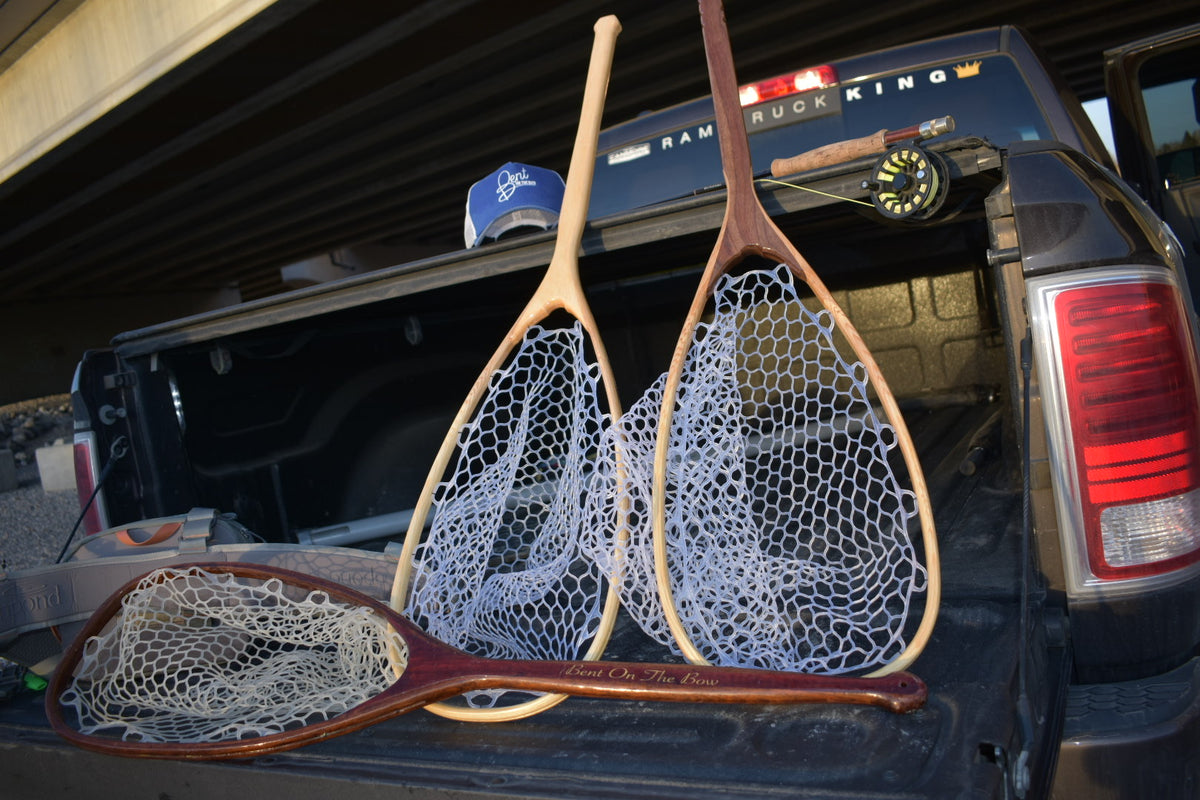 bed nets for fishing Bent On The Bow Custom Landing Nets